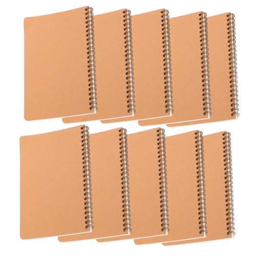 Gogogmee 10 Stück Spiral Notizbuch Leere Notizbücher für Studenten und Büro Praktische Notizblöcke für Skizzen Tagebuch und Memo Kraftpapier Cover Gogogmee 10 Stück Spiral Notizbuch Leere Notizbücher für Studenten und Büro Praktische Notizblöcke für Skizzen Tagebuch und Memo Kraftpapier Cover von Gogogmee