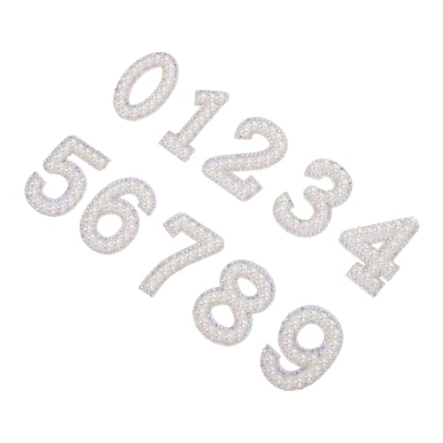 Gogogmee 10 Stück Strass Perlen Zahlen Aufnäher zum Aufbügeln Glitzernde DIY Applikationen für Kleidung Jacken Jeans und Taschen Modische und Einfache Textilverzierung für Besondere Anlässe Gogogmee 10 Stück Strass Perlen Zahlen Aufnäher zum Aufbügeln Glitzernde DIY Applikationen für Kleidung Jacken Jeans und Taschen Modische und Einfache Textilverzierung für Besondere Anlässe von Gogogmee