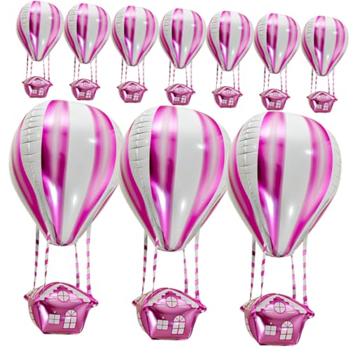 Gogogmee 10 Stück Teiliges Aluminiumfolie Heißluftballon Luftballons Geburtstag Partydekoration Langlebig Farbintensiv für Feier und Fotohintergrund Rosa Gogogmee 10 Stück Teiliges Aluminiumfolie Heißluftballon Luftballons Geburtstag Partydekoration Langlebig Farbintensiv für Feier und Fotohintergrund Rosa von Gogogmee