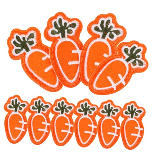 Gogogmee 10 Stück Teiliges Aufbügler Karotten Motiv Bestickte Bügelbilder für Kleidung Taschen Hüte Vielseitige Textil Applikationen zum Verzieren und Reparieren Gogogmee 10 Stück Teiliges Aufbügler Karotten Motiv Bestickte Bügelbilder für Kleidung Taschen Hüte Vielseitige Textil Applikationen zum Verzieren und Reparieren von Gogogmee