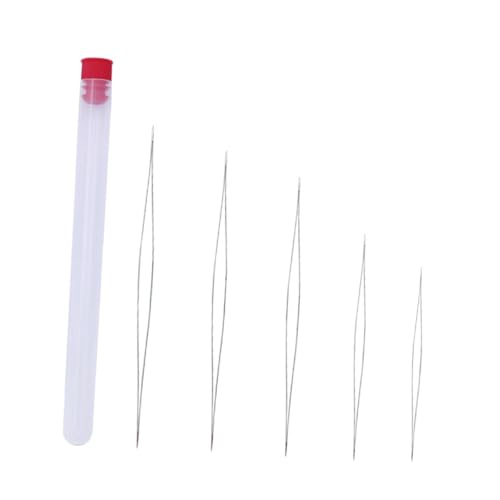 Gogogmee 10 Stück Teiliges Beading Nadeln Set mit Aufbewahrungsflasche Nähnadeln und Fadeneinfädler für DIY Schmuckherstellung Verschiedene Rot Abgedeckt für Perlen Auffädeln und Gogogmee 10 Stück Teiliges Beading Nadeln Set mit Aufbewahrungsflasche Nähnadeln und Fadeneinfädler für DIY Schmuckherstellung Verschiedene Rot Abgedeckt für Perlen Auffädeln und von Gogogmee