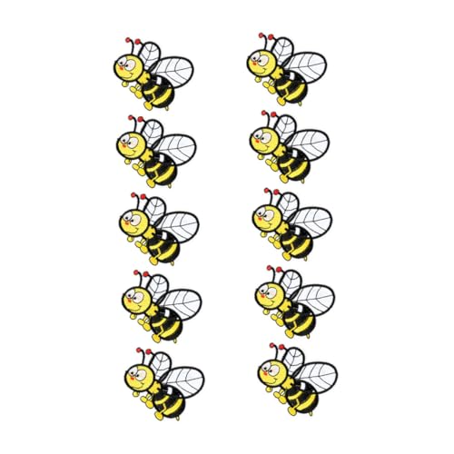 Gogogmee 10 Stück Teiliges Bestickte Cartoon bienen Patches zum Aufnähen und Aufbügeln Strapazierfähige Stoffflicken zum Reparieren und Dekorieren von Kleidung Rucksäcken und DIY projekten Gogogmee 10 Stück Teiliges Bestickte Cartoon bienen Patches zum Aufnähen und Aufbügeln Strapazierfähige Stoffflicken zum Reparieren und Dekorieren von Kleidung Rucksäcken und DIY projekten von Gogogmee