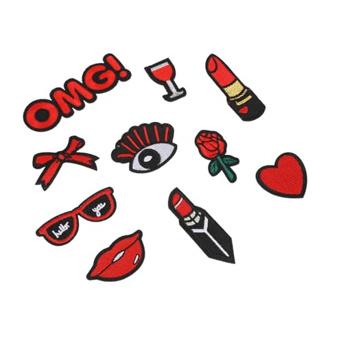 Gogogmee 10 Stück Teiliges Bestickte DIY Bügel und Näh Patches für Kleidung Taschen Schuhe und Hüte Praktische Stoffapplikationen zur Dekoration und Reparatur von Textilien Robustes Gogogmee 10 Stück Teiliges Bestickte DIY Bügel und Näh Patches für Kleidung Taschen Schuhe und Hüte Praktische Stoffapplikationen zur Dekoration und Reparatur von Textilien Robustes von Gogogmee