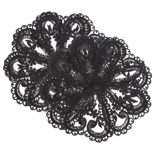 Gogogmee 10 Stück Teiliges Bestickter Herz lace patches Schwarze Aufnäher zum Aufnähen und Aufbügeln Vielseitige DIY applikationen für Kleidung Taschen Schuhe und Hüte zum Reparieren und von Gogogmee