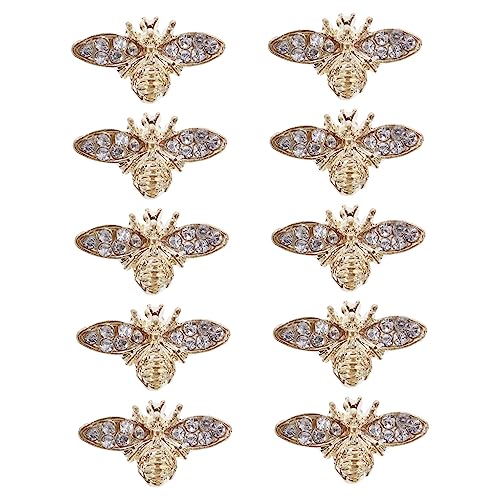 Gogogmee 10 Stück Teiliges Bienen Nagelcharms aus Legierung Retro Design Langlebige Maniküre Dekoration für DIY Nail Art Vielseitig für Nägel Kleidung Schmuck und Party accessoires Gogogmee 10 Stück Teiliges Bienen Nagelcharms aus Legierung Retro Design Langlebige Maniküre Dekoration für DIY Nail Art Vielseitig für Nägel Kleidung Schmuck und Party accessoires von Gogogmee