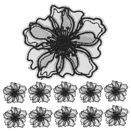 Gogogmee 10 Stück Teiliges Bunte Spitzenblumen Aufnäher zum Aufnähen Bestickte DIY Patches für Kleidung Kostümzubehör Einfach zu Nähen zum Reparieren und Dekorieren von Textilien Gogogmee 10 Stück Teiliges Bunte Spitzenblumen Aufnäher zum Aufnähen Bestickte DIY Patches für Kleidung Kostümzubehör Einfach zu Nähen zum Reparieren und Dekorieren von Textilien von Gogogmee