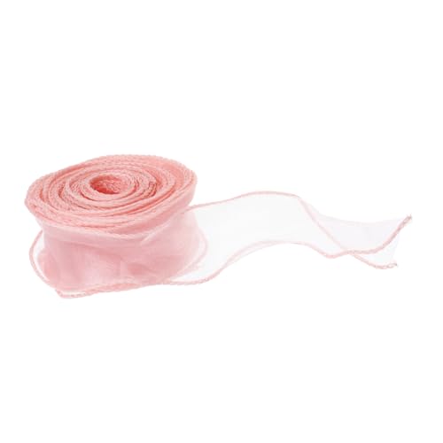 Gogogmee 10 Stück Teiliges Dekoratives Wellenförmiges Geschenkband in Zartem Rosé Mattes Farbverlaufendes Schleifenband für Geschenkverpackungen Blumensträuße Hochzeit und DIY deko von Gogogmee