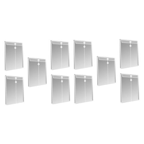 Gogogmee 10 Stück Teiliges Dokumententaschen Transparent mit Kordelverschluss Mittlere Stärke Mikron Robuste Verschleißfeste Aktenaufbewahrungstaschen für Büro Schule Home Office Tragbarer Gogogmee 10 Stück Teiliges Dokumententaschen Transparent mit Kordelverschluss Mittlere Stärke Mikron Robuste Verschleißfeste Aktenaufbewahrungstaschen für Büro Schule Home Office Tragbarer von Gogogmee