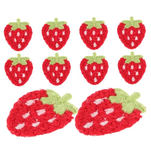 Gogogmee 10 Stück Teiliges Erdbeer Aufnäher mit Feiner Stickerei Süße Bügel und Aufnäh Patches für Jeans Kleidung Taschen und Accessoires Vielseitige Fruchtige Applikationen für Damen und Gogogmee 10 Stück Teiliges Erdbeer Aufnäher mit Feiner Stickerei Süße Bügel und Aufnäh Patches für Jeans Kleidung Taschen und Accessoires Vielseitige Fruchtige Applikationen für Damen und von Gogogmee
