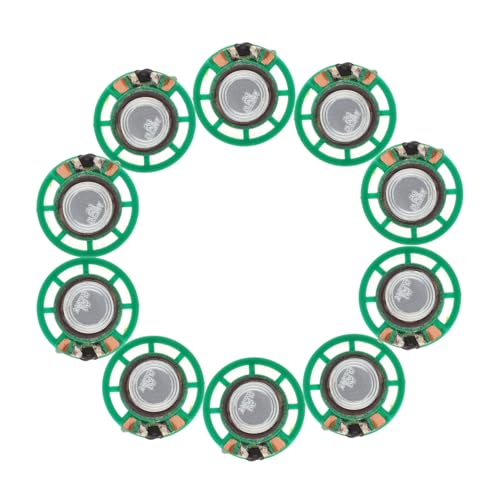 Gogogmee 10 Stück Teiliges Externer Magnetlautsprecher Kompakt Leicht für DIY Audio Telefone Vielseitig Einsetzbar Magnetisch Kraftvoller Klang von Gogogmee
