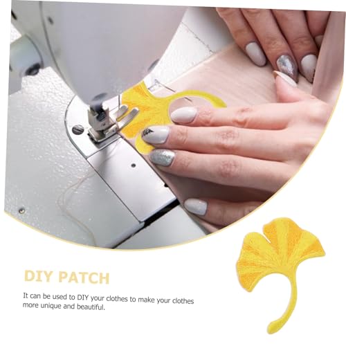 Gogogmee 10 Stück Teiliges Ginkgo Stickerei Aufnäher zum Aufnähen und Aufbügeln Selbstklebende Patch Sticker für DIY Kleidung Langlebige Hautfreundliche Applikationen zur Textildekoration Gogogmee 10 Stück Teiliges Ginkgo Stickerei Aufnäher zum Aufnähen und Aufbügeln Selbstklebende Patch Sticker für DIY Kleidung Langlebige Hautfreundliche Applikationen zur Textildekoration von Gogogmee