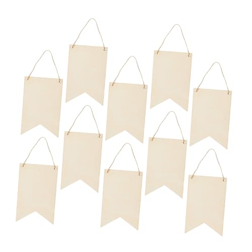 Gogogmee 10 Stück Teiliges Hängende Holzschilder Blanko Holzplatten zum Bemalen DIY Holzschilder Banner für Heimwerker Dekoration Hochzeit Bar Türschilder Gogogmee 10 Stück Teiliges Hängende Holzschilder Blanko Holzplatten zum Bemalen DIY Holzschilder Banner für Heimwerker Dekoration Hochzeit Bar Türschilder von Gogogmee