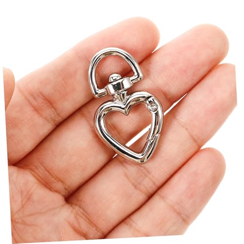 Gogogmee 10 Stück Teiliges Metall D ring Karabiner Herzform Schlüsselring mit Federclip Langlebig und Vielseitig für DIY Taschen Gürtel Rucksäcke und Schlüsselanhänger Kompakt und Leicht Gogogmee 10 Stück Teiliges Metall D ring Karabiner Herzform Schlüsselring mit Federclip Langlebig und Vielseitig für DIY Taschen Gürtel Rucksäcke und Schlüsselanhänger Kompakt und Leicht von Gogogmee