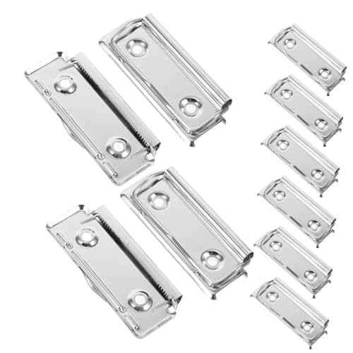 Gogogmee 10 Stück Teiliges Metall Klemmbrett Clips Multifunktionale Büroklammern für Dokumente Notizen und Menühalterungen Stabil und Benutzerfreundlich für Büro und Schule von Gogogmee