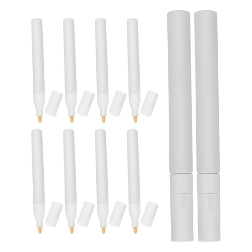 Gogogmee 10 Stück Teiliges Nachfüllbarer Leerer Acryl-permanentmarker mit Rundem Spitzenkopf Kompatibel für Graffiti und Papier Vielseitig Einsetzbar für Reparaturarbeiten von Gogogmee