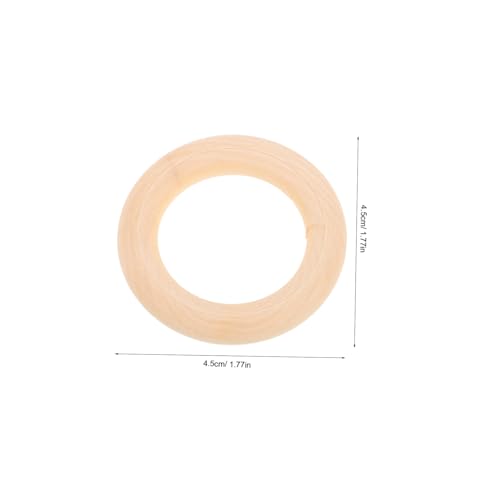 Gogogmee 10 Stück Teiliges Natürliche Holzringe Glatt Verarbeitet Makramee Geeignet DIY Schmuckherstellung Anhänger Verbinder für Kreative Bastelprojekte Gogogmee 10 Stück Teiliges Natürliche Holzringe Glatt Verarbeitet Makramee Geeignet DIY Schmuckherstellung Anhänger Verbinder für Kreative Bastelprojekte von Gogogmee