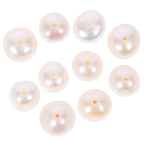 Gogogmee 10 Stück Teiliges Natürliche Süßwasser-perlen mit Rundliche Spacer-perlen Vielseitig für DIY Schmuckherstellung für Armbänder Halsketten Kreative Schmuckgestaltung Gogogmee 10 Stück Teiliges Natürliche Süßwasser-perlen mit Rundliche Spacer-perlen Vielseitig für DIY Schmuckherstellung für Armbänder Halsketten Kreative Schmuckgestaltung von Gogogmee