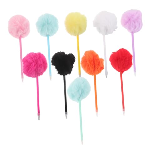 Gogogmee 10 Stück Teiliges Plüsch Pom Pom Kugelschreiber Flauschige Bunte Schreibstifte mit Weichem Plüsch Glattes Schreiben Dekorative Kugelschreiber für Mädchen Schule und Kreative Gogogmee 10 Stück Teiliges Plüsch Pom Pom Kugelschreiber Flauschige Bunte Schreibstifte mit Weichem Plüsch Glattes Schreiben Dekorative Kugelschreiber für Mädchen Schule und Kreative von Gogogmee