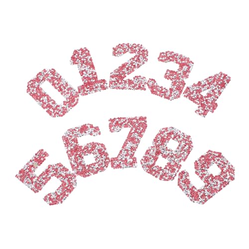 Gogogmee 10 Stück Teiliges Set Iron Strass Zahlen Patches Glitzernde Diy Applikationen für Kleidung Taschen Hüte Einfach zu Bügelnde Waschbeständige Dekoration für Modeaccessoires Gogogmee 10 Stück Teiliges Set Iron Strass Zahlen Patches Glitzernde Diy Applikationen für Kleidung Taschen Hüte Einfach zu Bügelnde Waschbeständige Dekoration für Modeaccessoires von Gogogmee