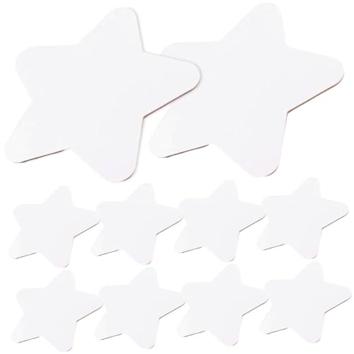 Gogogmee 10 Stück Teiliges Sternförmiges Baumwoll Rundgeschnittene Malplatten für Öl Acrylfarben Leere Zeichenbretter für Kunststudenten und DIY malerei Gogogmee 10 Stück Teiliges Sternförmiges Baumwoll Rundgeschnittene Malplatten für Öl Acrylfarben Leere Zeichenbretter für Kunststudenten und DIY malerei von Gogogmee