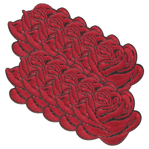Gogogmee 10 Stück Teiliges Stickerei Ornament Blumen Aufbügelbare Applikationen für DIY Kleidung Rucksack Jeansjacke Reparatur und Verzierung Gogogmee 10 Stück Teiliges Stickerei Ornament Blumen Aufbügelbare Applikationen für DIY Kleidung Rucksack Jeansjacke Reparatur und Verzierung von Gogogmee
