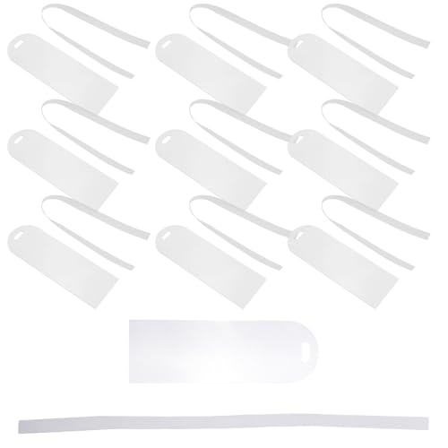 Gogogmee 10 Stück Transparente Acryl Lesezeichen Blanko Diy Buchmarker mit Weißen Bändern für Bastelprojekte und Dekorationen für Bücherliebhaber Gogogmee 10 Stück Transparente Acryl Lesezeichen Blanko Diy Buchmarker mit Weißen Bändern für Bastelprojekte und Dekorationen für Bücherliebhaber von Gogogmee
