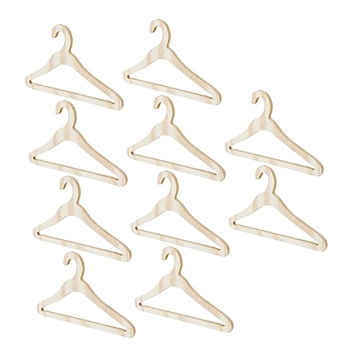 Gogogmee 10 Stücke Mini Puppenaufhänger Chic Puppe Kleidung Hängende Kleiderbügel Puppe Zubehör Gogogmee 10 Stücke Mini Puppenaufhänger Chic Puppe Kleidung Hängende Kleiderbügel Puppe Zubehör von Gogogmee