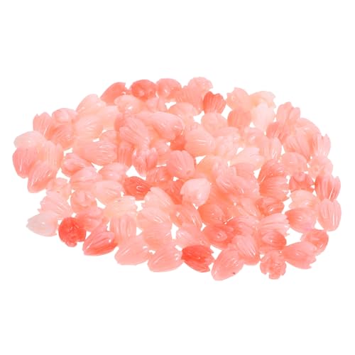 Gogogmee 100 Stück Bastelarmbänder Ohrringe Mini Blumen Geschnitzte Helle Jasmin Abstandshalter Und Zubehör Basteln Anlässe Synthetischer Schmuck DIY Korallenketten Rosa Gogogmee 100 Stück Bastelarmbänder Ohrringe Mini Blumen Geschnitzte Helle Jasmin Abstandshalter Und Zubehör Basteln Anlässe Synthetischer Schmuck DIY Korallenketten Rosa von Gogogmee