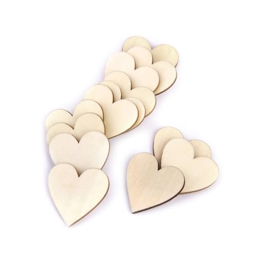 Gogogmee 100 Stück Blanko Holzherzen Scheiben für DIY Bastelarbeiten und Dekorationen Holzfarbe für Hochzeiten Scrapbooking und Mehr Gogogmee 100 Stück Blanko Holzherzen Scheiben für DIY Bastelarbeiten und Dekorationen Holzfarbe für Hochzeiten Scrapbooking und Mehr von Gogogmee