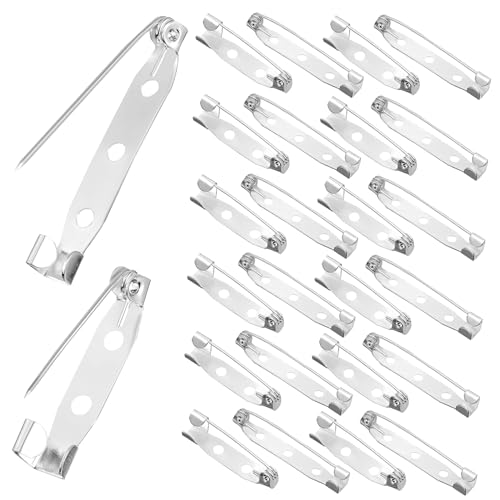 Gogogmee 100 Stück Brooch Pins Sicherheitsnadeln für Schmuckherstellung und Rostfrei Vielseitig Einsetzbar für DIY Projekte und Handarbeiten Gogogmee 100 Stück Brooch Pins Sicherheitsnadeln für Schmuckherstellung und Rostfrei Vielseitig Einsetzbar für DIY Projekte und Handarbeiten von Gogogmee