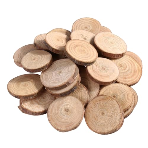 Gogogmee 100 Stück DIY Runde Holzscheiben Kiefernholz Doppelseitig Polierte Naturholzchips für Bastelprojekte für Hochzeitsdekoration Foto Requisiten und Kreative Ideen Gogogmee 100 Stück DIY Runde Holzscheiben Kiefernholz Doppelseitig Polierte Naturholzchips für Bastelprojekte für Hochzeitsdekoration Foto Requisiten und Kreative Ideen von Gogogmee