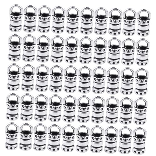 Gogogmee 100 Stück DIY Schmuckverschluss aus Legierung Silberner Strap Buckle für Lederband Kettenverschluss für Halsketten und Armbänder Langlebiger Schmuckverbinder für Bastelprojekte Gogogmee 100 Stück DIY Schmuckverschluss aus Legierung Silberner Strap Buckle für Lederband Kettenverschluss für Halsketten und Armbänder Langlebiger Schmuckverbinder für Bastelprojekte von Gogogmee