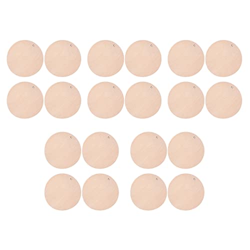 Gogogmee 100 Stück Diy Holzrunde Plättchen Einfache Holzanhänger für Schmuckherstellung Bastelmaterial für Kreative Projekte für Erwachsene Gogogmee 100 Stück Diy Holzrunde Plättchen Einfache Holzanhänger für Schmuckherstellung Bastelmaterial für Kreative Projekte für Erwachsene von Gogogmee