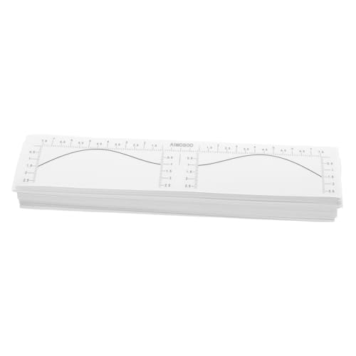 Gogogmee 100 Stück Einweg Augenbrauen Messlineal Aufkleber Selbstklebende Brow Mapping Stencils Präzise Messvorlage für Augenbrauenform Einfaches Shape Tool für Tattoo und DIY Make Up Gogogmee 100 Stück Einweg Augenbrauen Messlineal Aufkleber Selbstklebende Brow Mapping Stencils Präzise Messvorlage für Augenbrauenform Einfaches Shape Tool für Tattoo und DIY Make Up von Gogogmee