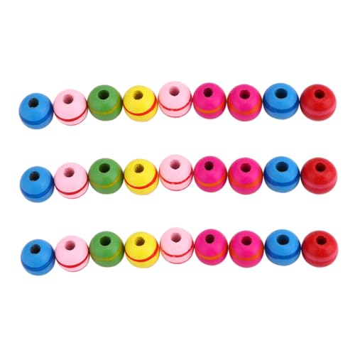 Gogogmee 100 Stück Farbenfrohe Holzperlen für DIY Schmuckherstellung Perlen zum Auffädeln Geeignet für Armbänder Halsketten und Bastelprojekte für Erwachsene Gogogmee 100 Stück Farbenfrohe Holzperlen für DIY Schmuckherstellung Perlen zum Auffädeln Geeignet für Armbänder Halsketten und Bastelprojekte für Erwachsene von Gogogmee