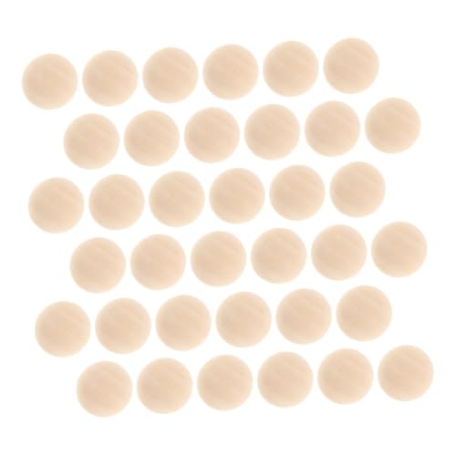Gogogmee 100 Stück Halbrunde Holzperlen Naturbelassen Kleine Runde Bastelperlen zum Bemalen und DIY Schmuckherstellung Handwerk Dekoration Gogogmee 100 Stück Halbrunde Holzperlen Naturbelassen Kleine Runde Bastelperlen zum Bemalen und DIY Schmuckherstellung Handwerk Dekoration von Gogogmee