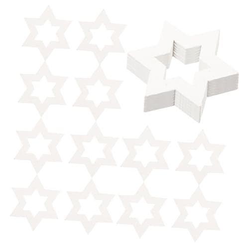 Gogogmee 100 Stück Hexagramm Holzscheiben zum Basteln Naturbelassene Glatte Holzsterne für DIY Dekoration Bemalbar Sicher für Holzstücke für Tischdekoration und Kreative Projekte Gogogmee 100 Stück Hexagramm Holzscheiben zum Basteln Naturbelassene Glatte Holzsterne für DIY Dekoration Bemalbar Sicher für Holzstücke für Tischdekoration und Kreative Projekte von Gogogmee