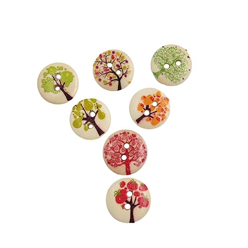 Gogogmee 100 Stück Holzknöpfe mit Löchern Natürliche Runde Knöpfe aus Holz für Nähen Basteln Scrapbooking Handgefertigte Bekleidungszubehör und Langlebig Gogogmee 100 Stück Holzknöpfe mit Löchern Natürliche Runde Knöpfe aus Holz für Nähen Basteln Scrapbooking Handgefertigte Bekleidungszubehör und Langlebig von Gogogmee