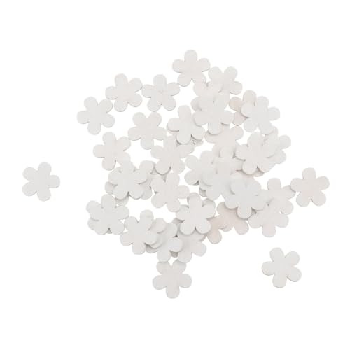 Gogogmee 100 Stück Holzornamente DIY Deko Blumen Holzhandwerk für Kreative Bastelprojekte und Wohnaccessoires Gogogmee 100 Stück Holzornamente DIY Deko Blumen Holzhandwerk für Kreative Bastelprojekte und Wohnaccessoires von Gogogmee