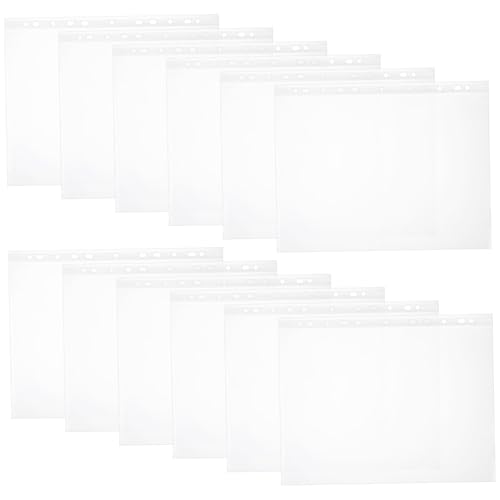 Gogogmee 100 Stück Klarsichthüllen für Ringbuch Transparente Dokumentenmappe und Schmutzabweisend für Büro Schule und Zuhause von Gogogmee