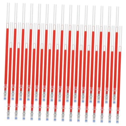 Gogogmee 100 Stück Kugelschreiber Mine Nachfüllungen Rot Gel Tintenmine Druckmechanik Ersatz für Büro Schule Schreibbedarf Leicht und Flüssig Schreibkomfort Gogogmee 100 Stück Kugelschreiber Mine Nachfüllungen Rot Gel Tintenmine Druckmechanik Ersatz für Büro Schule Schreibbedarf Leicht und Flüssig Schreibkomfort von Gogogmee
