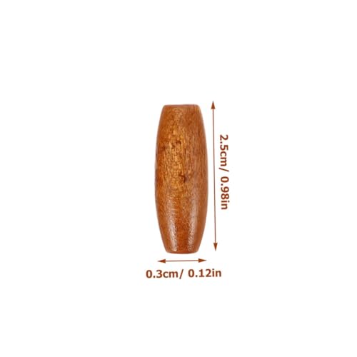 Gogogmee 100 Stück Oval Große Loch Holzperlen aus Robustem Ahornholz Natürliche Rustikale Spacer für DIY Makramee Schmuck Vorhänge Taschen und Weihnachtsdeko Braun Lochdurchmesser Gogogmee 100 Stück Oval Große Loch Holzperlen aus Robustem Ahornholz Natürliche Rustikale Spacer für DIY Makramee Schmuck Vorhänge Taschen und Weihnachtsdeko Braun Lochdurchmesser von Gogogmee