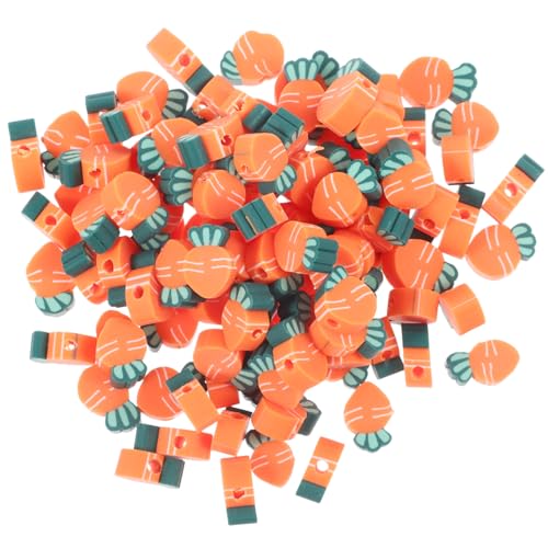 Gogogmee 100 Stück Polymer Karottenperlen für Schmuckherstellung Diy Karotten Charms für Armbänder und Bastelprojekte Vielseitige Spacerperlen für Kreative Ideen Gogogmee 100 Stück Polymer Karottenperlen für Schmuckherstellung Diy Karotten Charms für Armbänder und Bastelprojekte Vielseitige Spacerperlen für Kreative Ideen von Gogogmee