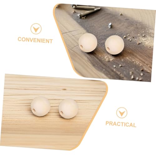 Gogogmee 100 Stück Runde Holzkugeln Naturbelassen Holzperlen für DIY Schmuckherstellung Basteln Holz Abstandhalter Vielseitig für Armbänder Halsketten Handgefertigte Dekorationen Gogogmee 100 Stück Runde Holzkugeln Naturbelassen Holzperlen für DIY Schmuckherstellung Basteln Holz Abstandhalter Vielseitig für Armbänder Halsketten Handgefertigte Dekorationen von Gogogmee
