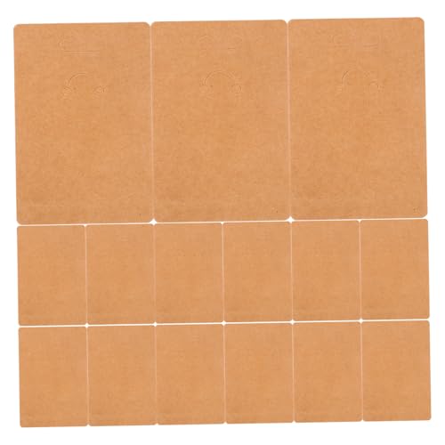 Gogogmee 100 Stück Schlüsselanhänger Display Karten aus Braunem Kraftpapier Stabile Schmuckverpackungskarten für Schlüsselringe Vielseitige Halter für Präsentation Kleiner Accessoires Gogogmee 100 Stück Schlüsselanhänger Display Karten aus Braunem Kraftpapier Stabile Schmuckverpackungskarten für Schlüsselringe Vielseitige Halter für Präsentation Kleiner Accessoires von Gogogmee