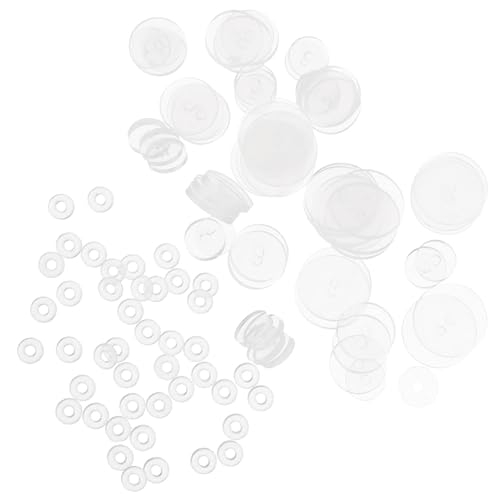 Gogogmee 100 Stück Silikon Earring Pads Flexible Ohrstecker Polster Stabilisierende Ohrring Patches für DIY Schmuck Ersatz Ohrstecker Clips gegen Verrutschen und Verlust Komfortabel und von Gogogmee