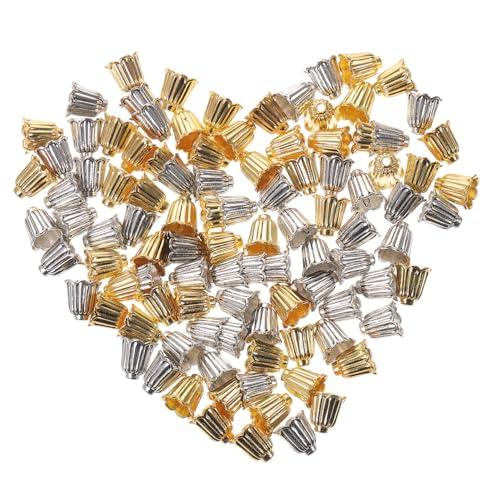 Gogogmee 100 Stück Teiliges DIY Schmuckzubehör Blumen Perlenkappen aus Antikem Legierungs Langlebig Rostfrei Geeignet für Armbänder Ohrringe Halsketten zum Basteln und Auffädeln Gogogmee 100 Stück Teiliges DIY Schmuckzubehör Blumen Perlenkappen aus Antikem Legierungs Langlebig Rostfrei Geeignet für Armbänder Ohrringe Halsketten zum Basteln und Auffädeln von Gogogmee