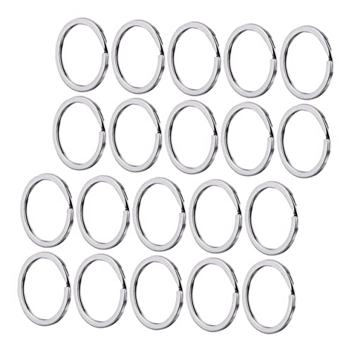 Gogogmee 100 Stück Teiliges Metall Schlüsselringe Ø Flache Robuste Splitringe Vielseitig für Schlüsselanhänger Schmuck und DIY Zubehör Langlebig und Formstabil Silberfarben Gogogmee 100 Stück Teiliges Metall Schlüsselringe Ø Flache Robuste Splitringe Vielseitig für Schlüsselanhänger Schmuck und DIY Zubehör Langlebig und Formstabil Silberfarben von Gogogmee