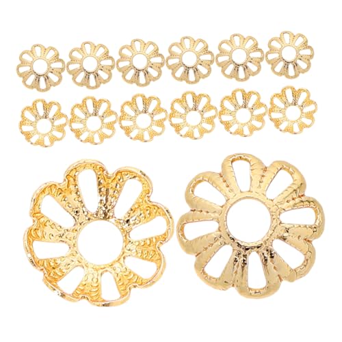 Gogogmee 100 Stück Vergoldete Metall perlenkappen mit Filigranem Blumen design Langlebig und Leicht zu Verwenden für Halsketten Armbänder und DIY Schmuckprojekte Gogogmee 100 Stück Vergoldete Metall perlenkappen mit Filigranem Blumen design Langlebig und Leicht zu Verwenden für Halsketten Armbänder und DIY Schmuckprojekte von Gogogmee