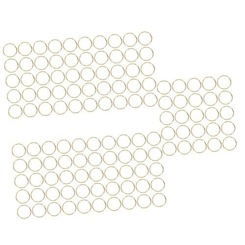 Gogogmee 5 Sets Metall-schlüsselanhänger-ringe Kleiner Schlüsselring Für Schlüssel Geteilter Schlüsselanhänger Rundes Metall-zubehör Für Taschen 200 Stück * 5 von Gogogmee